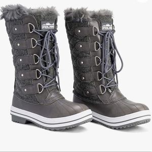 Polar tall winter snow boot